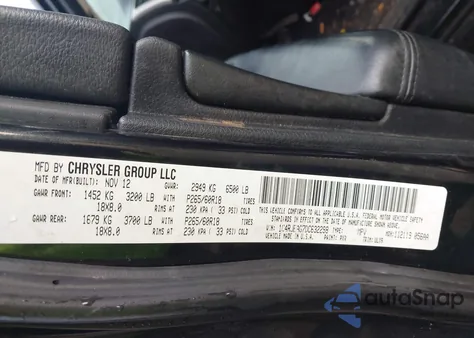 2013 Jeep Grand Cherokee Laredo z USA, uszkodzony, nr VIN 1C4RJEAG7DC632298